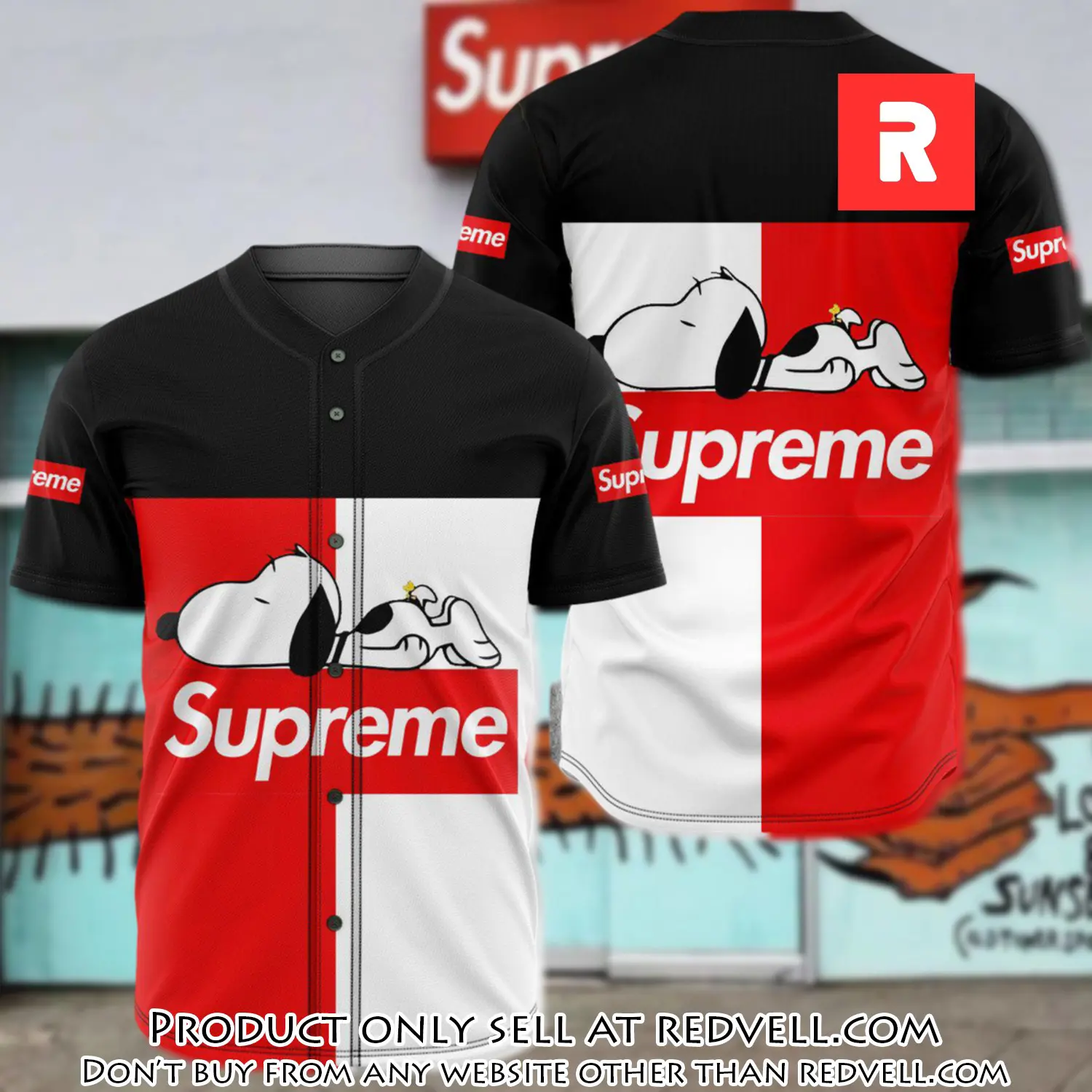 Supreme snoopy disney baseball jersey shirt luxury bjs1244 rv3651748